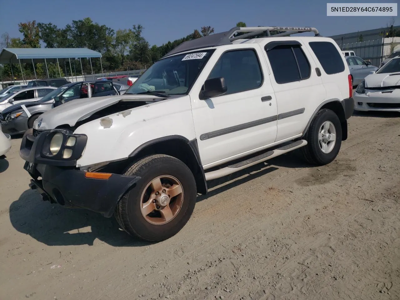 2004 Nissan Xterra Xe VIN: 5N1ED28Y64C674895 Lot: 69247594