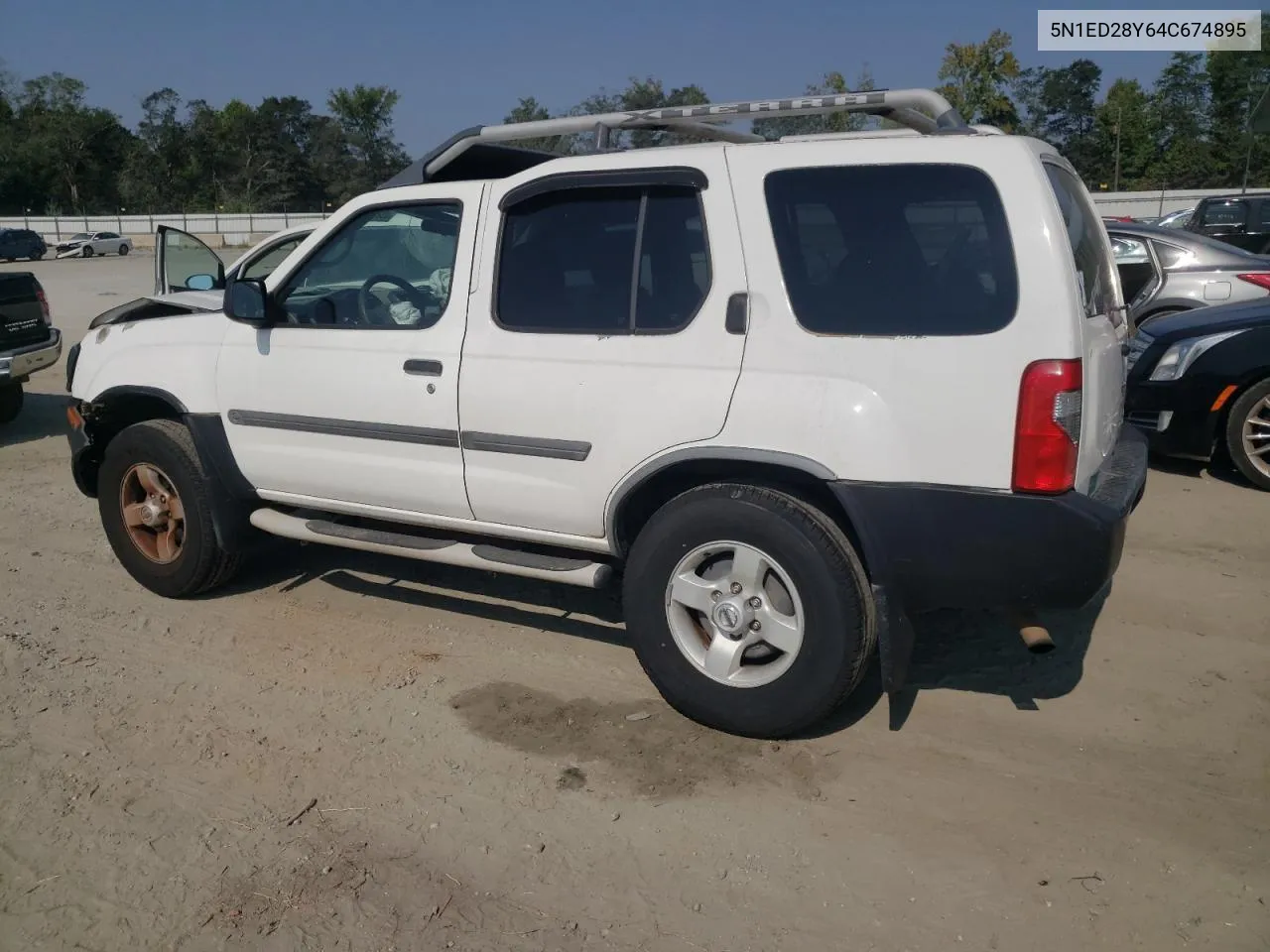 2004 Nissan Xterra Xe VIN: 5N1ED28Y64C674895 Lot: 69247594