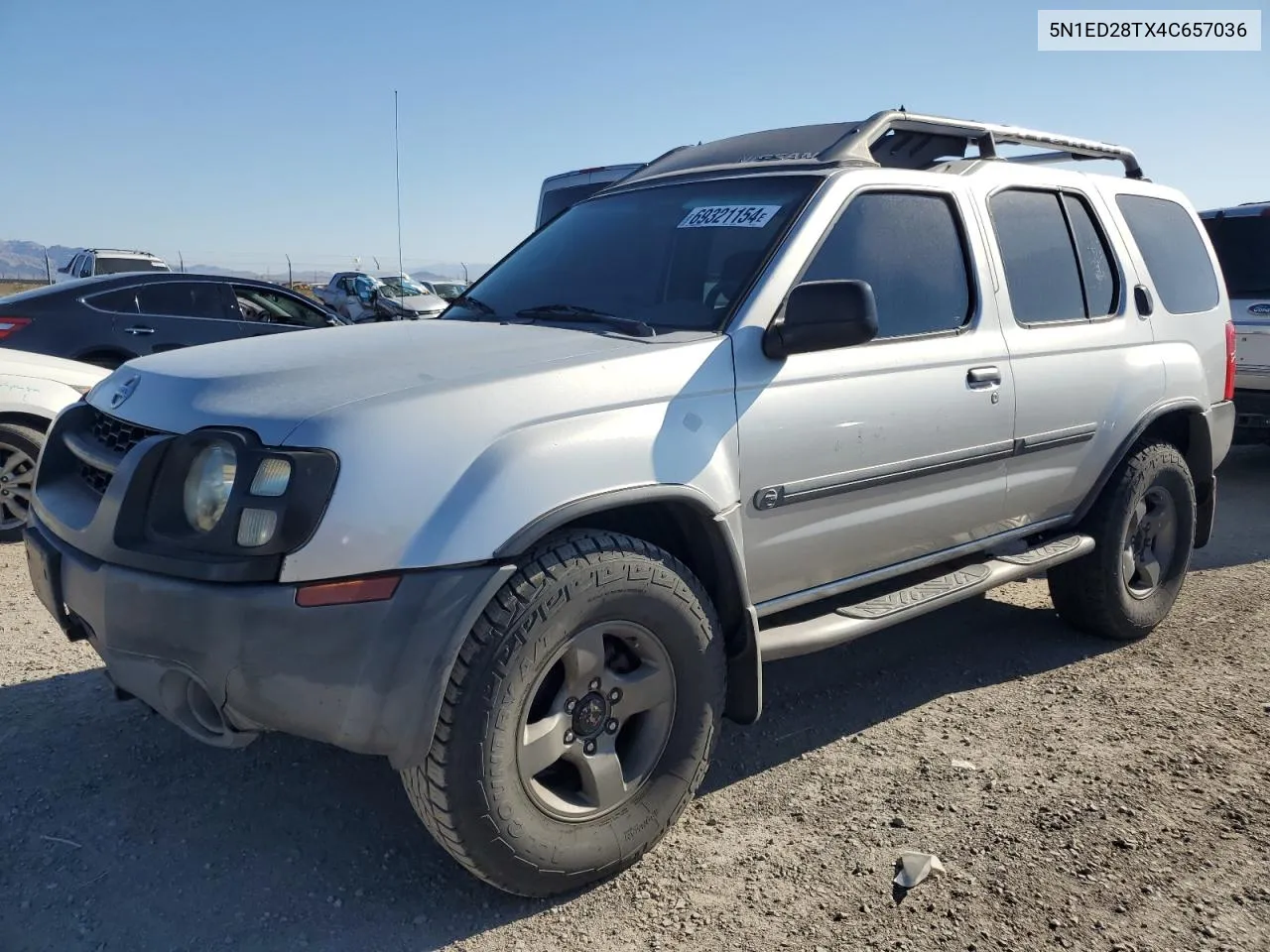 2004 Nissan Xterra Xe VIN: 5N1ED28TX4C657036 Lot: 69321154