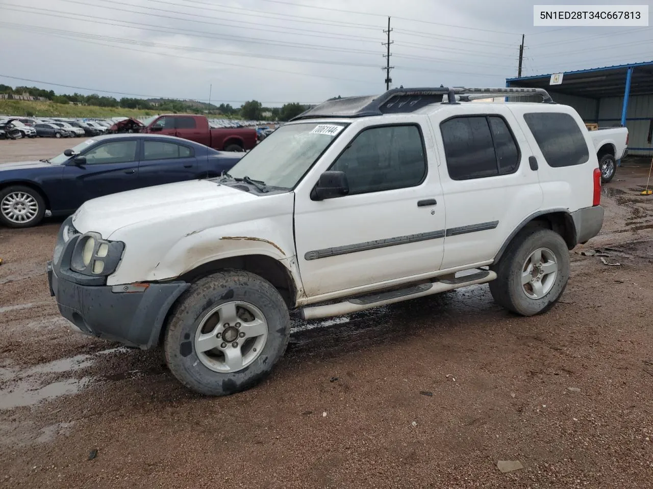 2004 Nissan Xterra Xe VIN: 5N1ED28T34C667813 Lot: 70061144