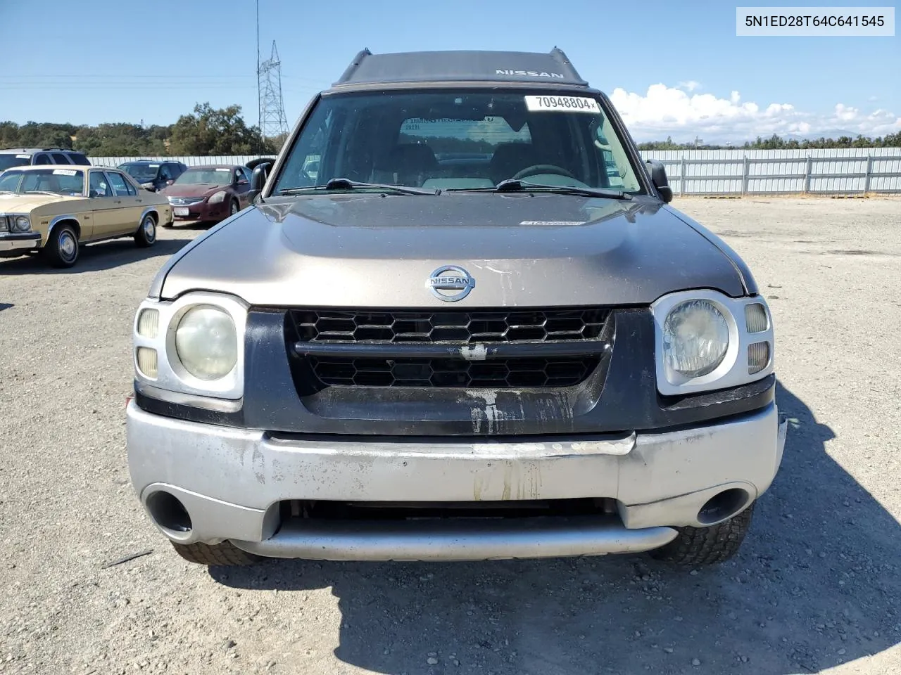 2004 Nissan Xterra Xe VIN: 5N1ED28T64C641545 Lot: 70948804