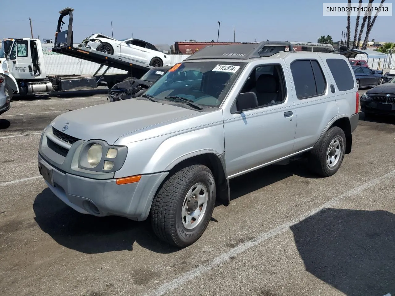 2004 Nissan Xterra Xe VIN: 5N1DD28TX4C619513 Lot: 71102904