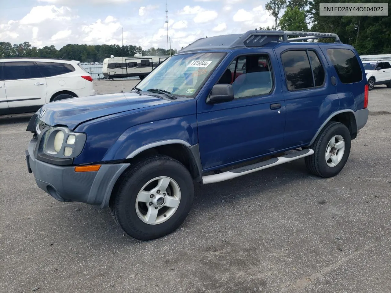 2004 Nissan Xterra Xe VIN: 5N1ED28Y44C604022 Lot: 71239544