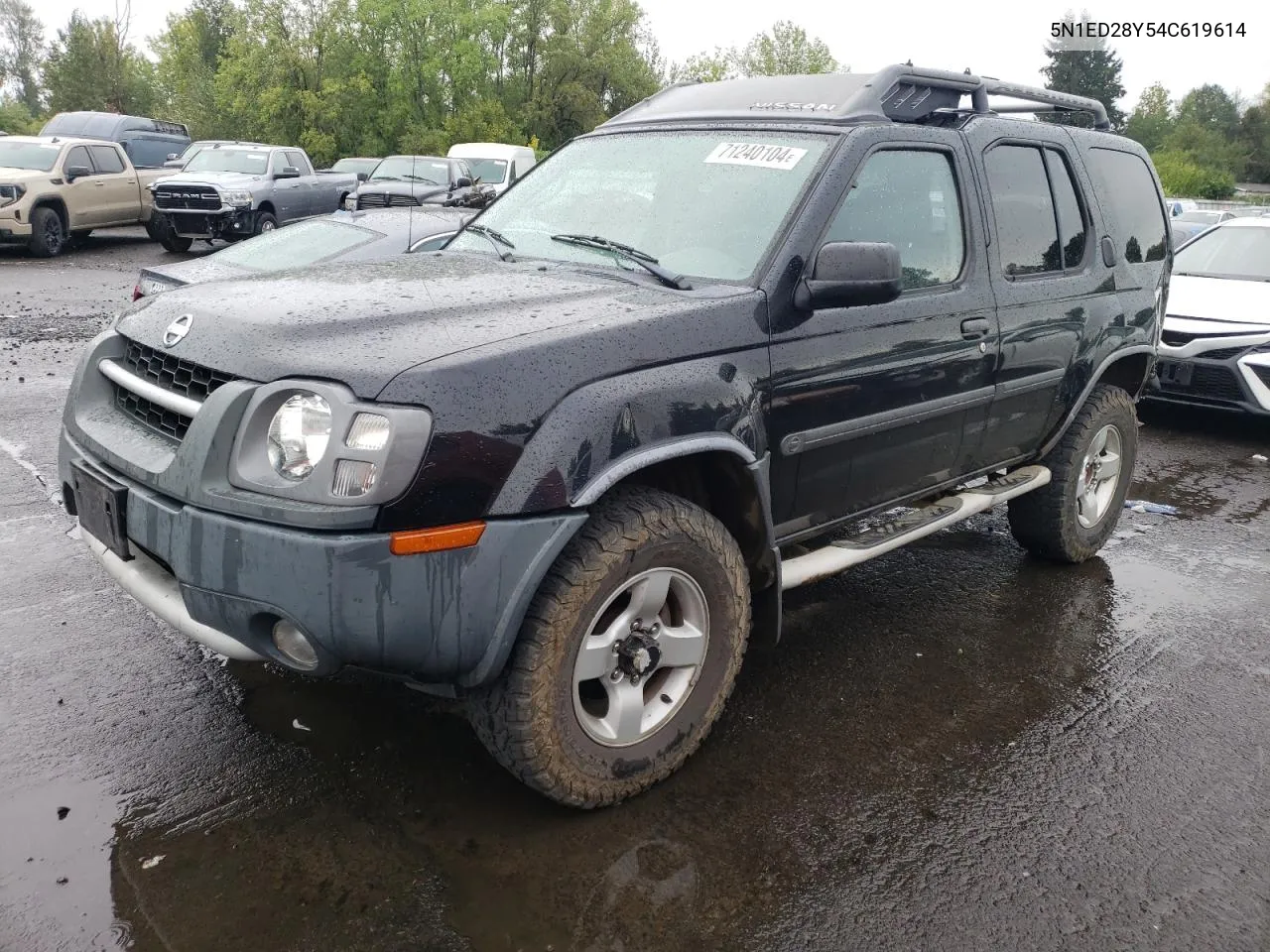 2004 Nissan Xterra Xe VIN: 5N1ED28Y54C619614 Lot: 71240104