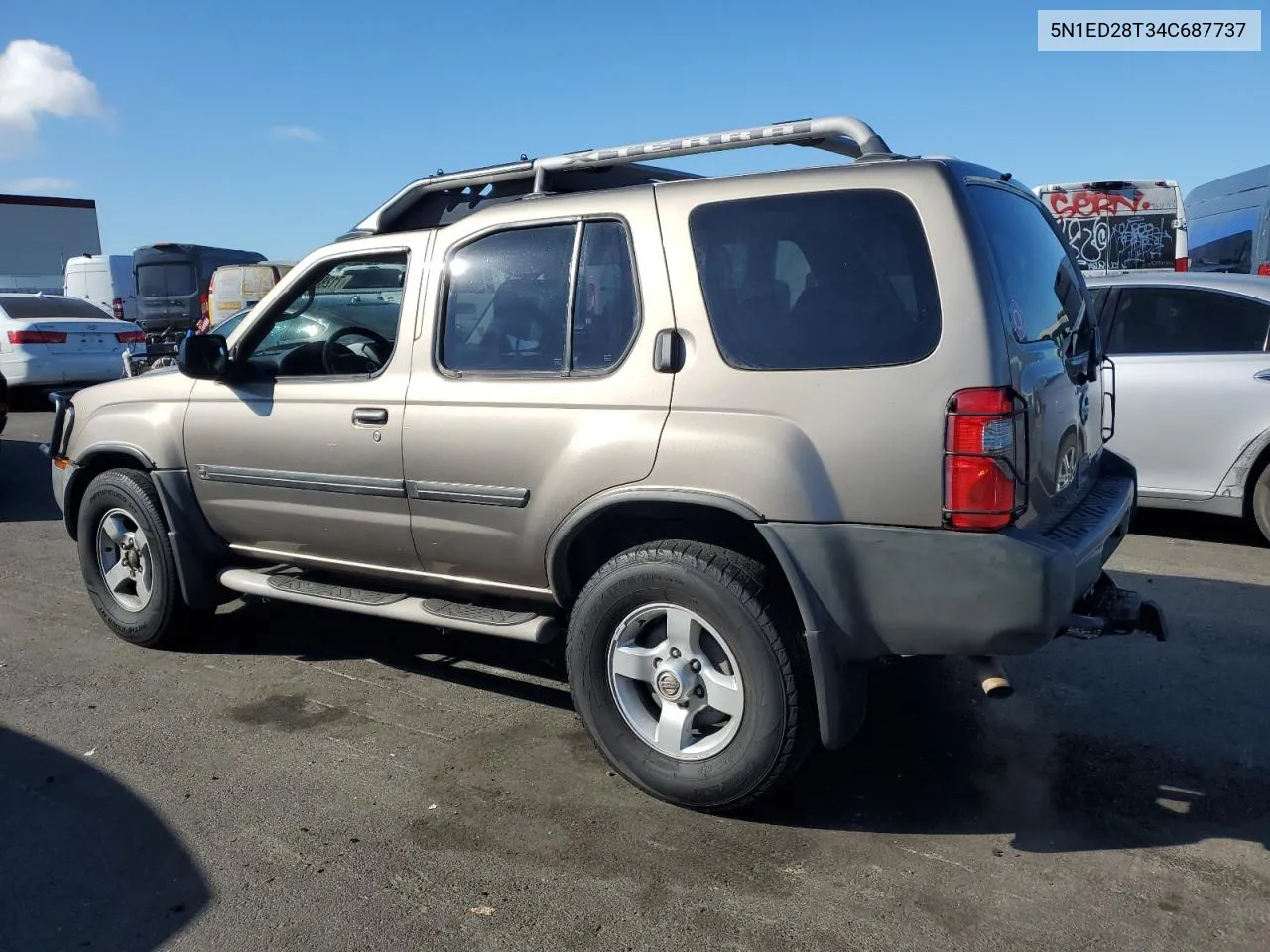 2004 Nissan Xterra Xe VIN: 5N1ED28T34C687737 Lot: 71288904