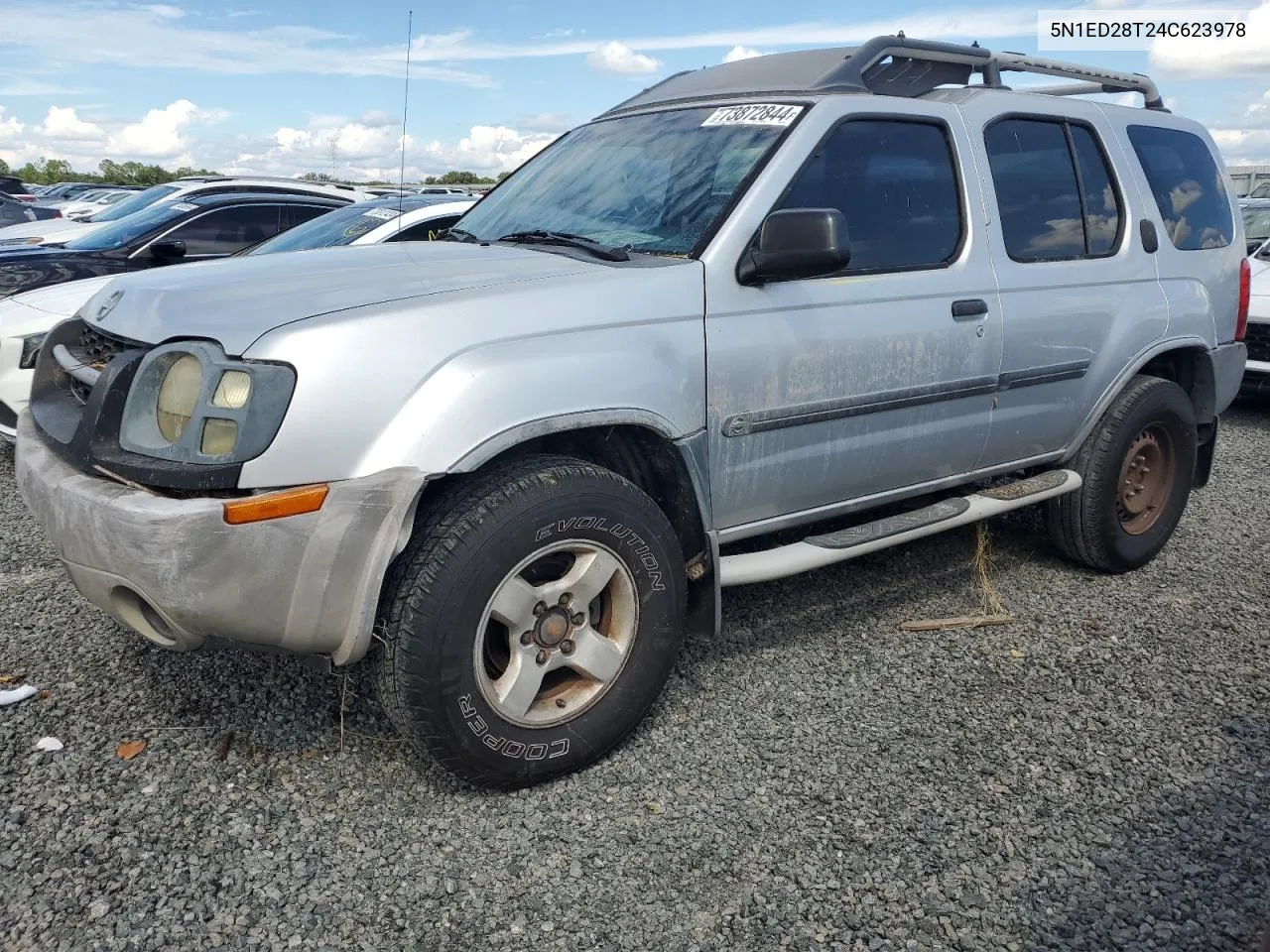 2004 Nissan Xterra Xe VIN: 5N1ED28T24C623978 Lot: 73872844