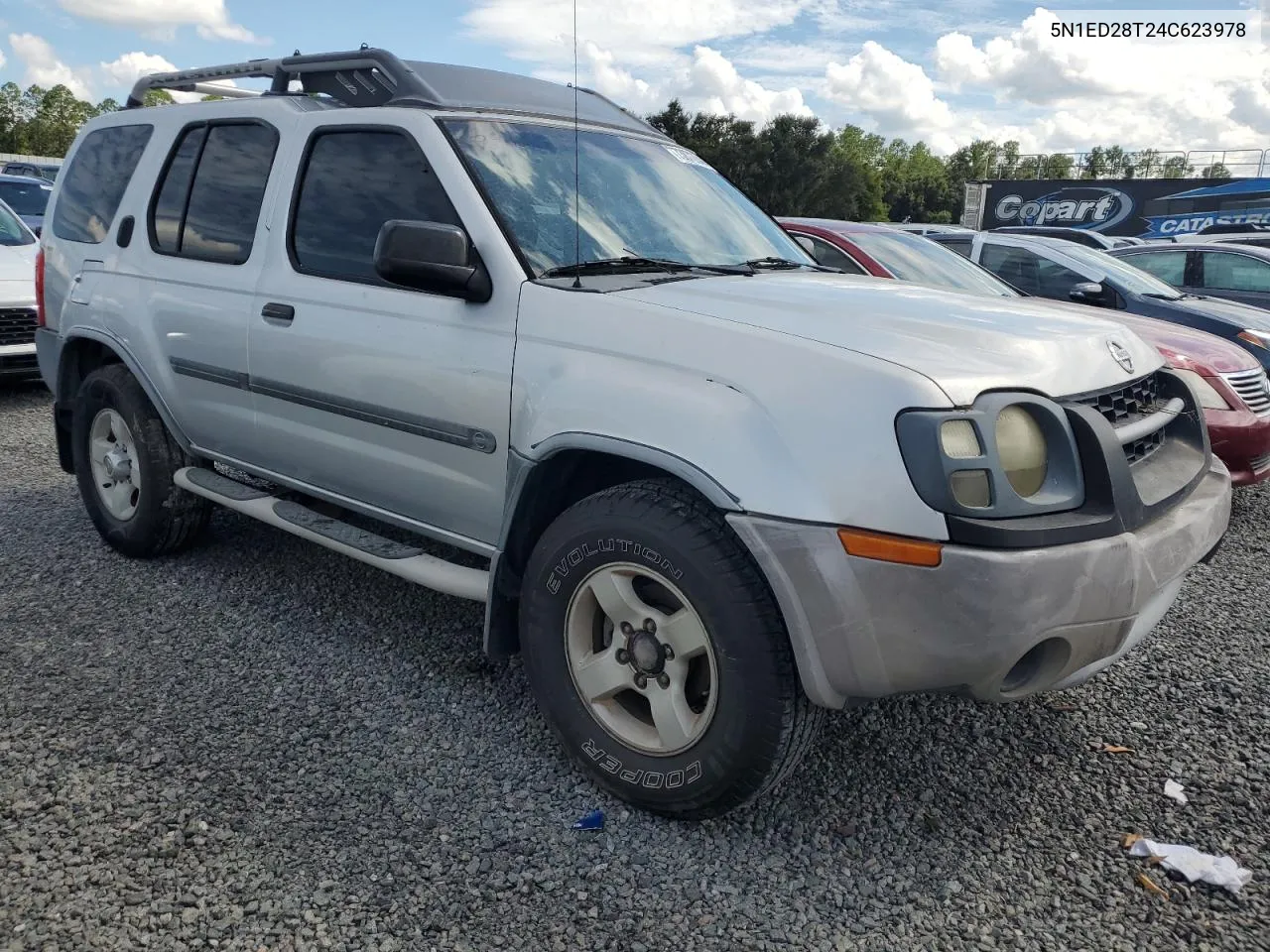 2004 Nissan Xterra Xe VIN: 5N1ED28T24C623978 Lot: 73872844