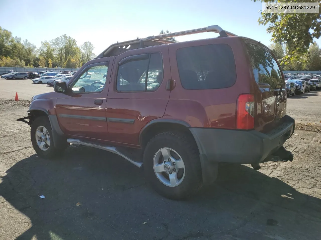 2004 Nissan Xterra Xe VIN: 5N1ED28Y44C681229 Lot: 75234274