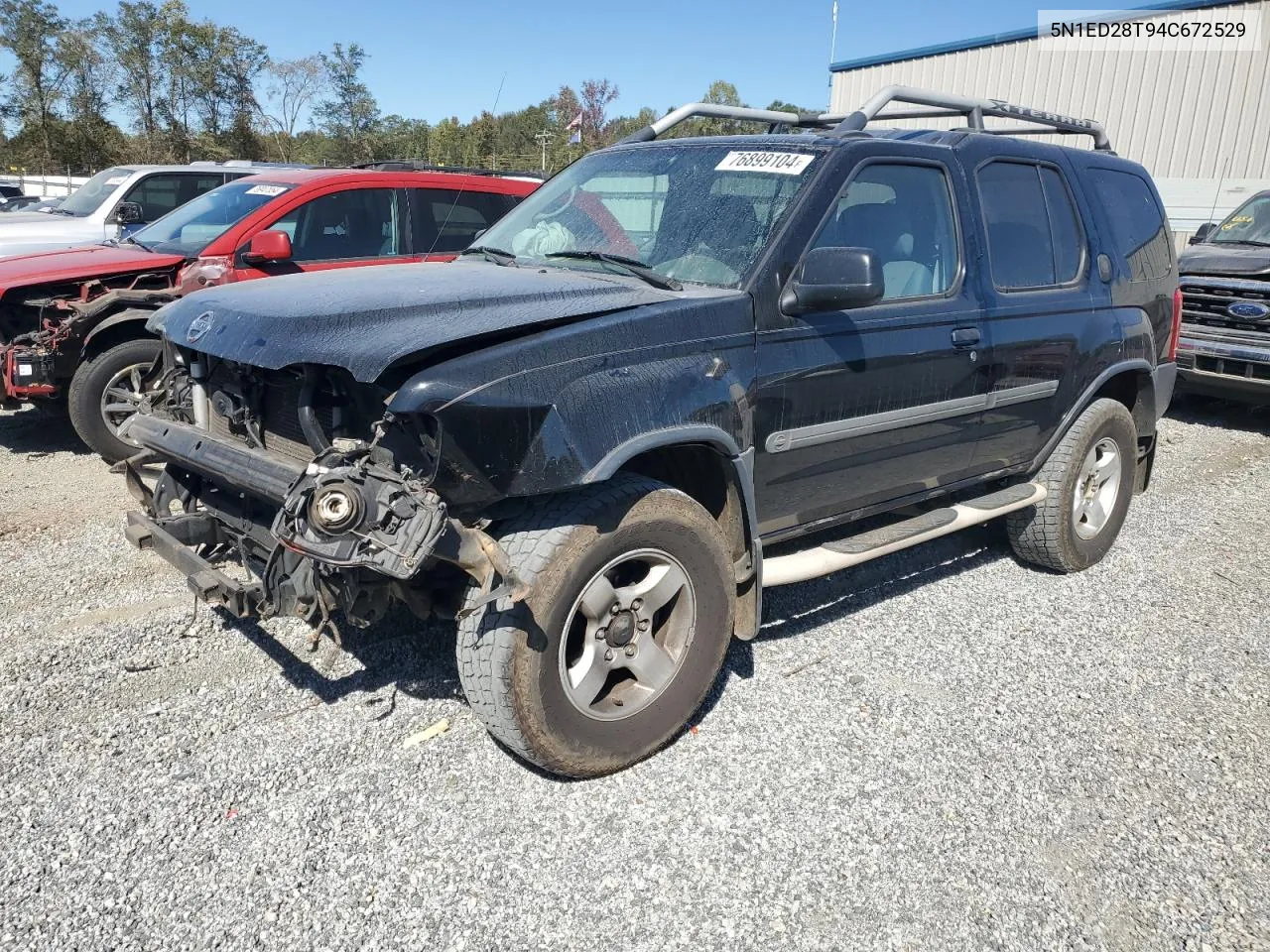 2004 Nissan Xterra Xe VIN: 5N1ED28T94C672529 Lot: 76899104