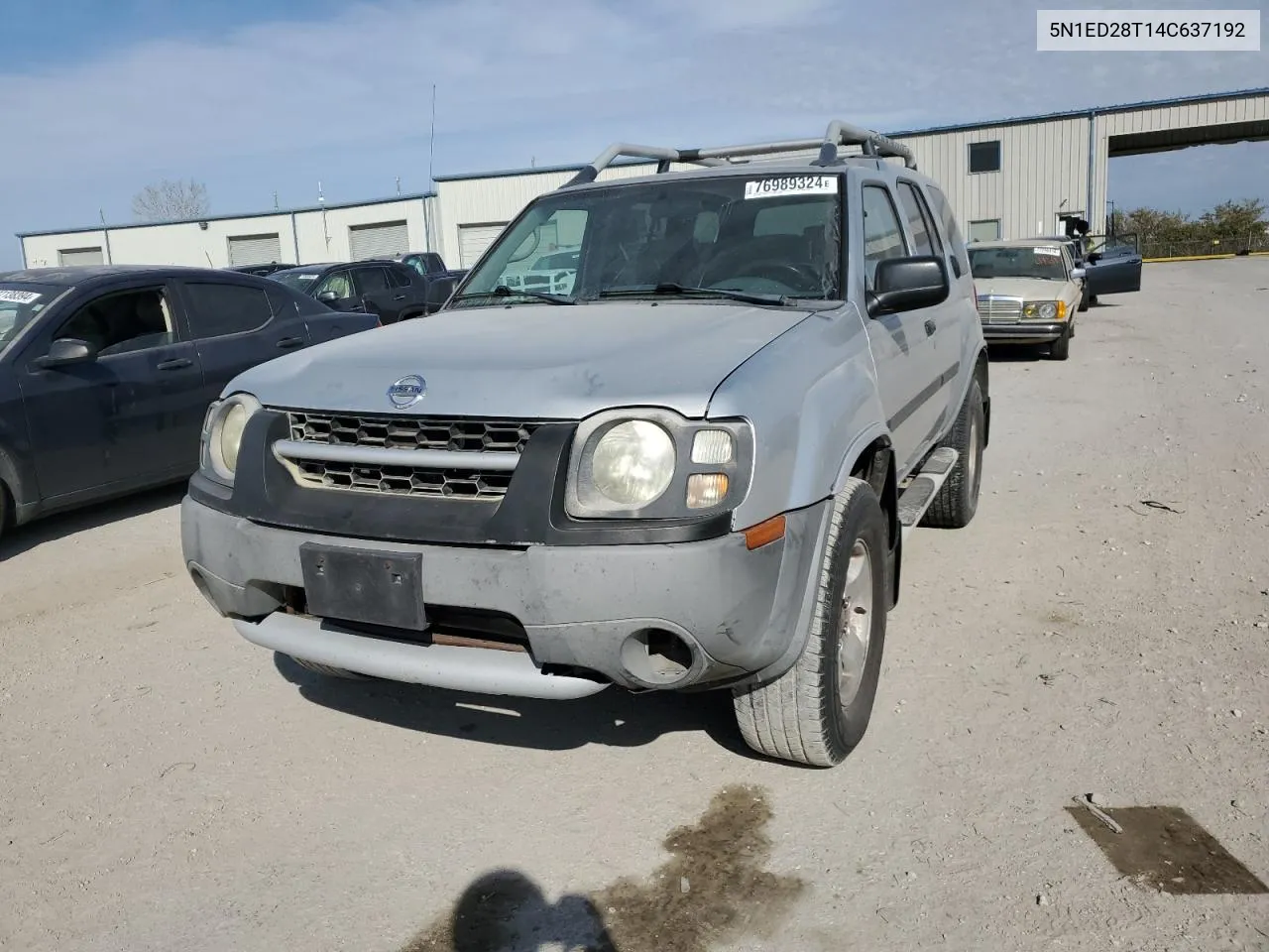 2004 Nissan Xterra Xe VIN: 5N1ED28T14C637192 Lot: 76989324