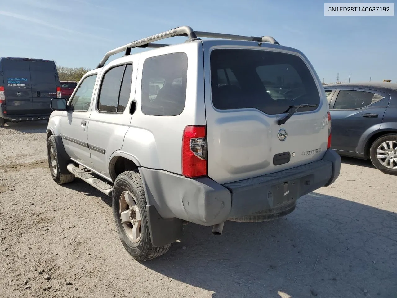 2004 Nissan Xterra Xe VIN: 5N1ED28T14C637192 Lot: 76989324