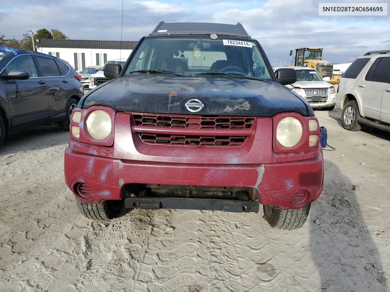 2004 Nissan Xterra Xe VIN: 5N1ED28T24C654695 Lot: 78234414