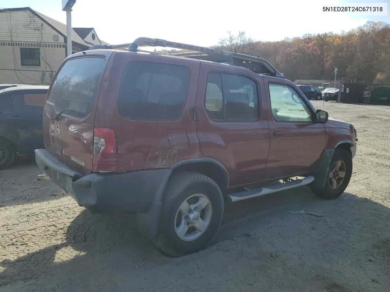 2004 Nissan Xterra Xe VIN: 5N1ED28T24C671318 Lot: 78835924