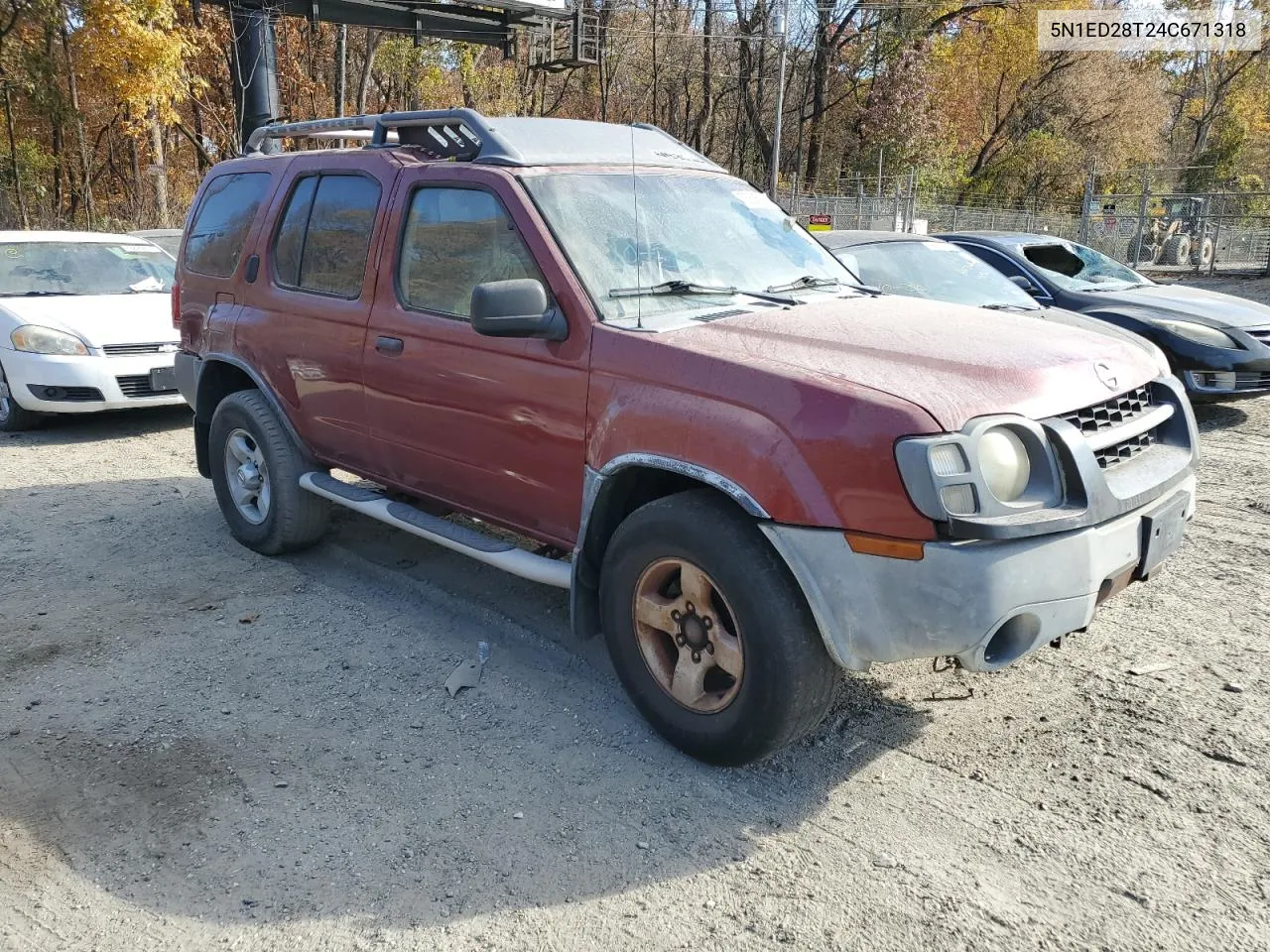 2004 Nissan Xterra Xe VIN: 5N1ED28T24C671318 Lot: 78835924