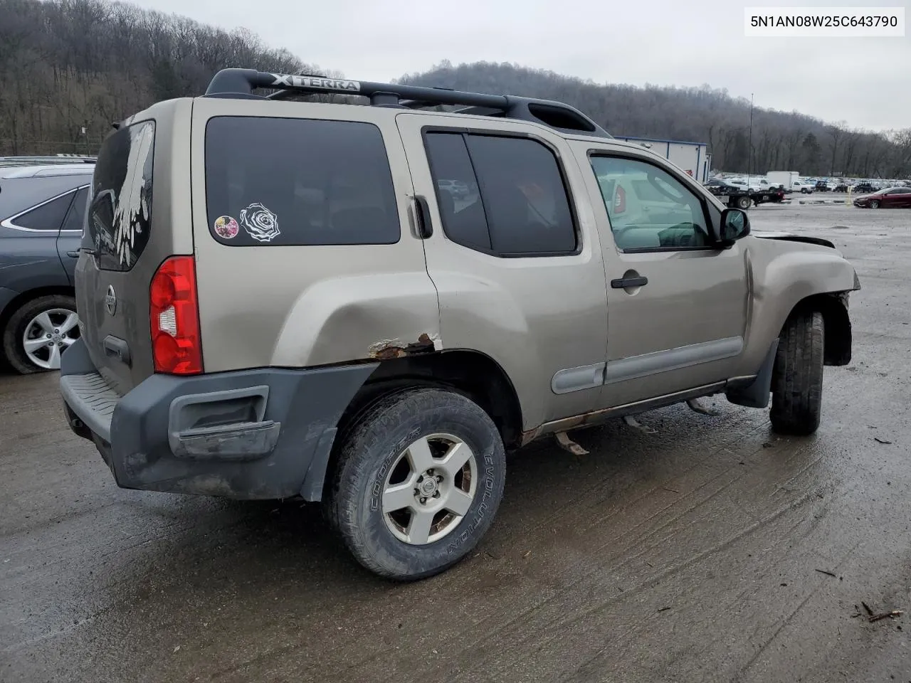 2005 Nissan Xterra Off Road VIN: 5N1AN08W25C643790 Lot: 48323294