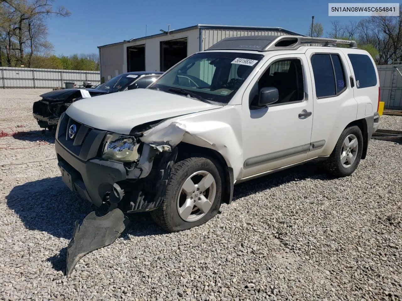 2005 Nissan Xterra Off Road VIN: 5N1AN08W45C654841 Lot: 50419834