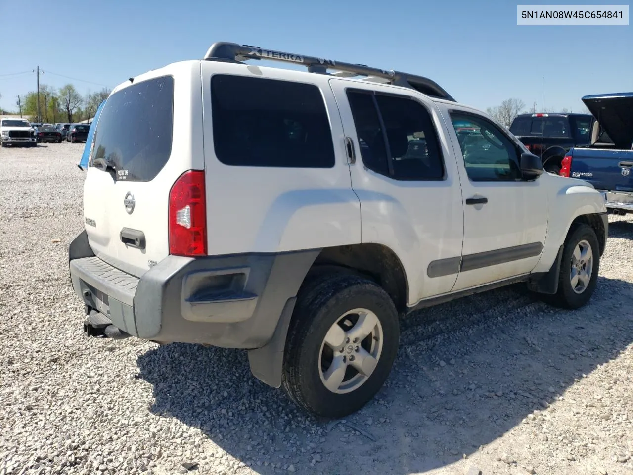 2005 Nissan Xterra Off Road VIN: 5N1AN08W45C654841 Lot: 50419834