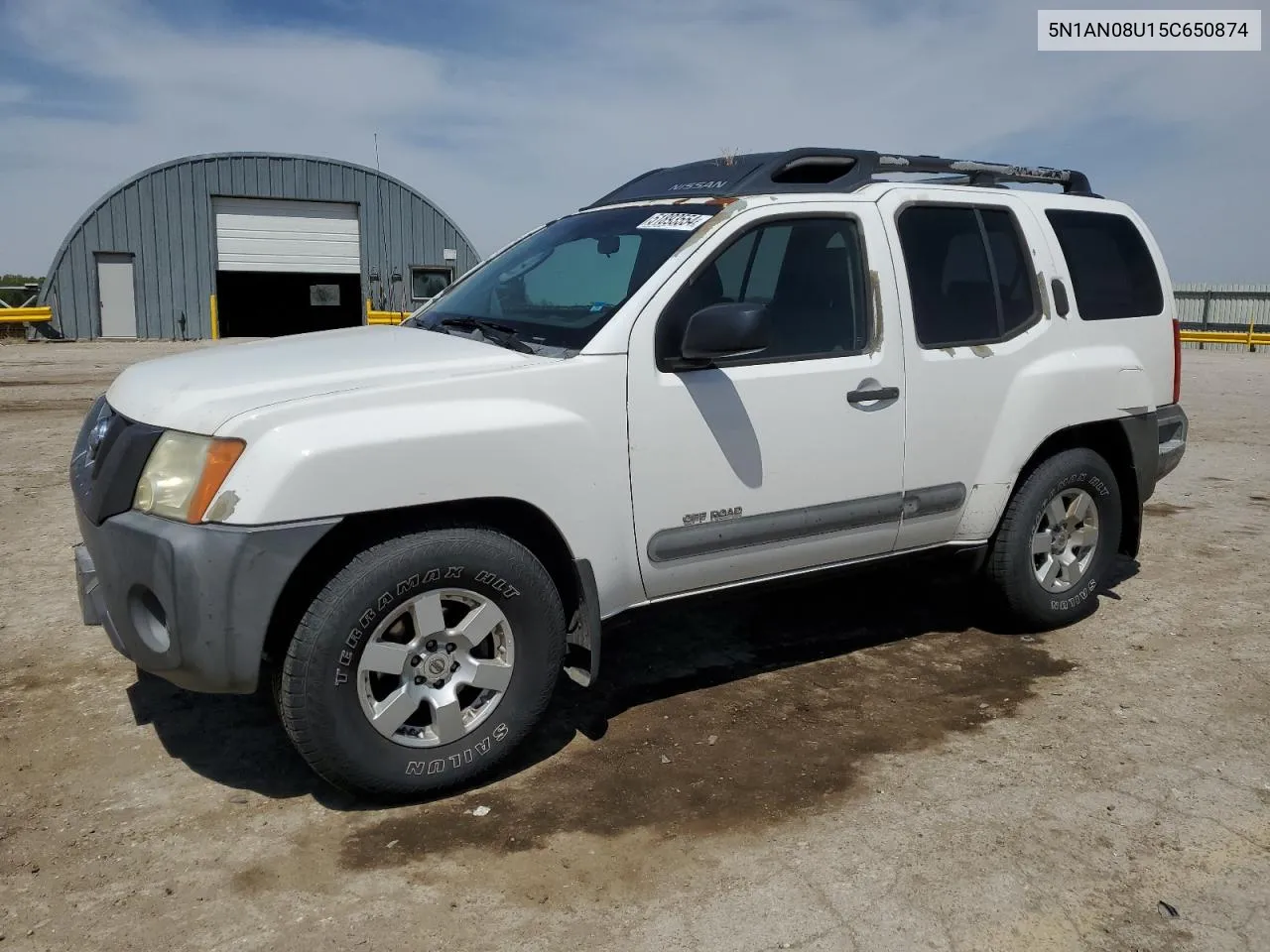 2005 Nissan Xterra Off Road VIN: 5N1AN08U15C650874 Lot: 51893554