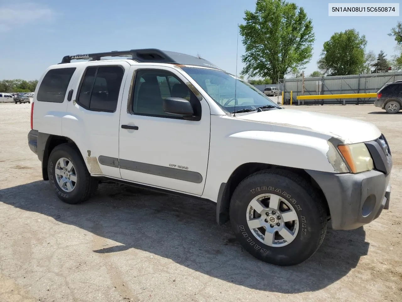 2005 Nissan Xterra Off Road VIN: 5N1AN08U15C650874 Lot: 51893554