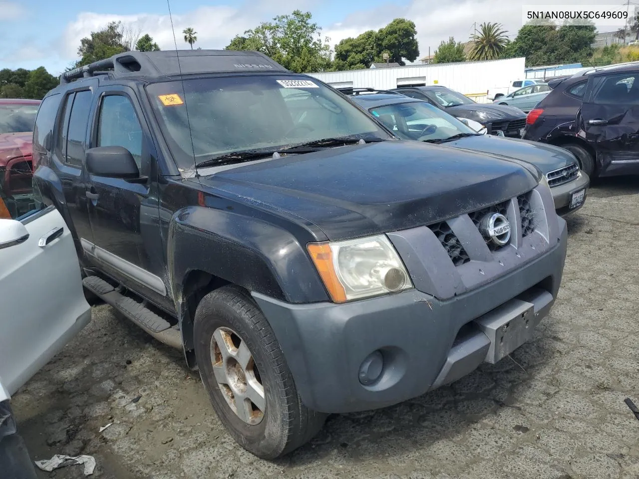 2005 Nissan Xterra Off Road VIN: 5N1AN08UX5C649609 Lot: 55232274