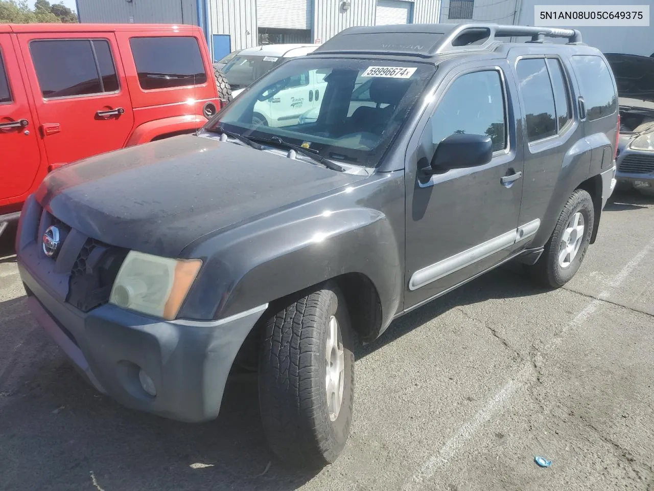 2005 Nissan Xterra Off Road VIN: 5N1AN08U05C649375 Lot: 59996674