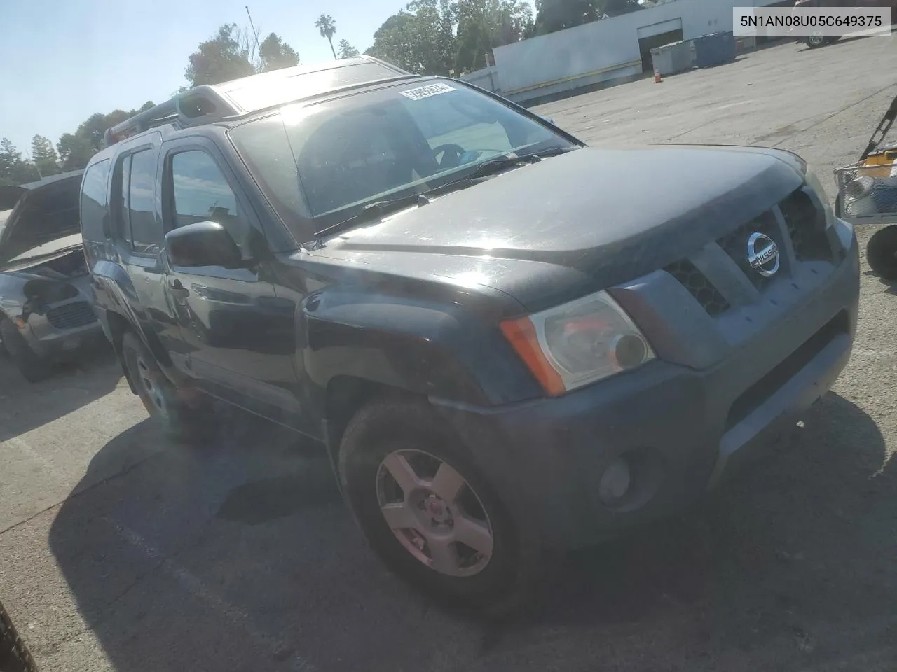 2005 Nissan Xterra Off Road VIN: 5N1AN08U05C649375 Lot: 59996674