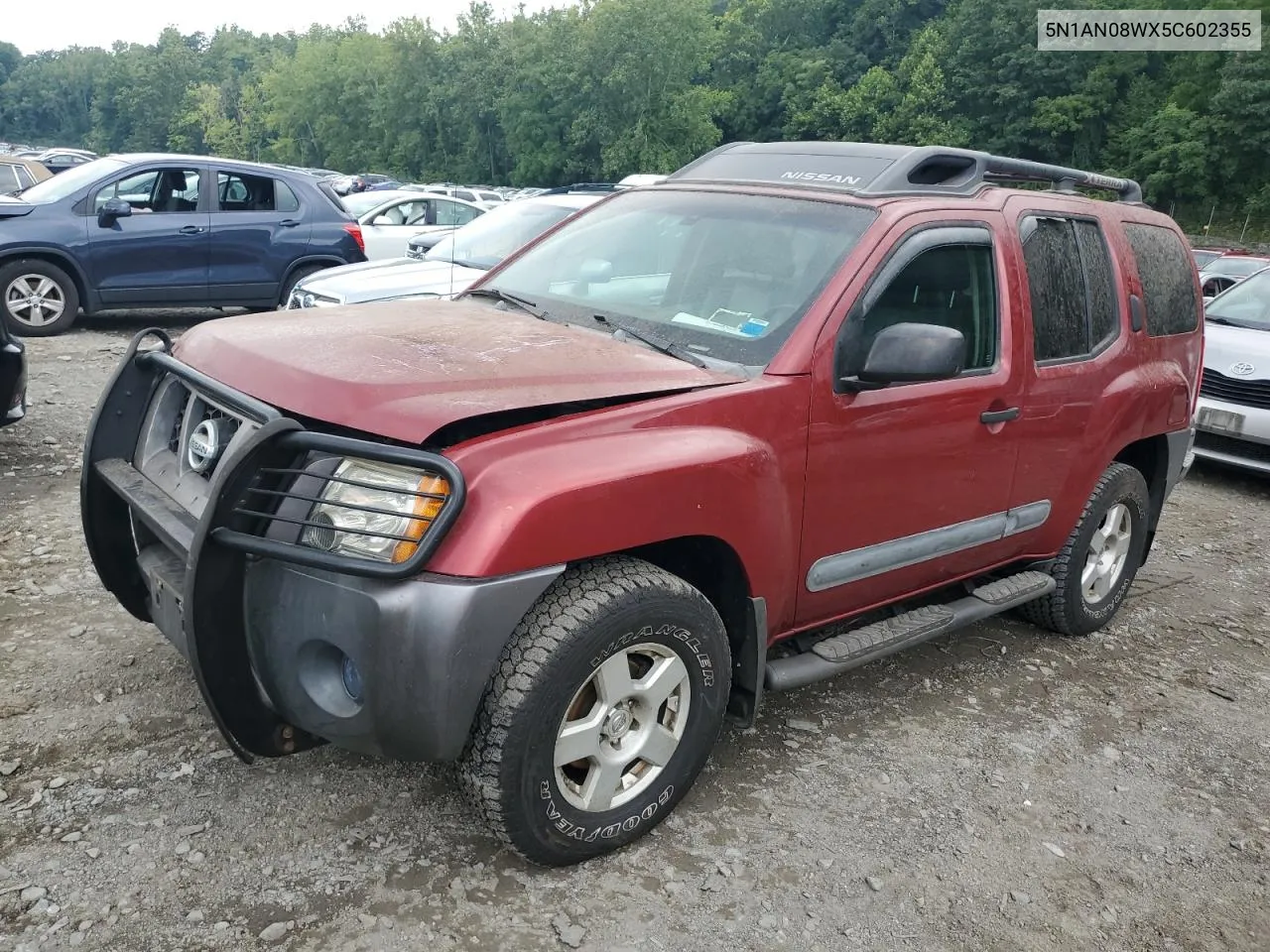 2005 Nissan Xterra Off Road VIN: 5N1AN08WX5C602355 Lot: 65763474