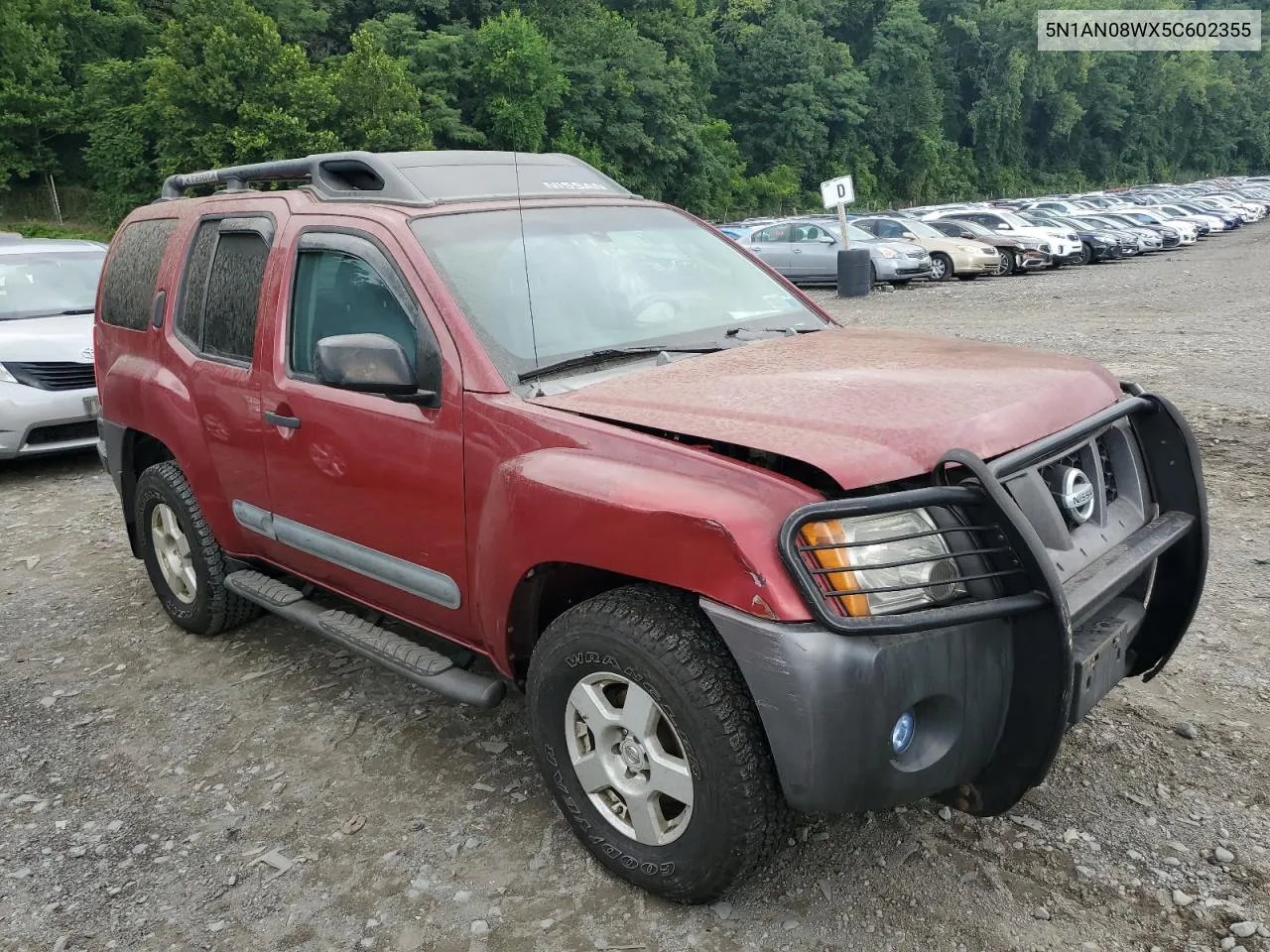 2005 Nissan Xterra Off Road VIN: 5N1AN08WX5C602355 Lot: 65763474