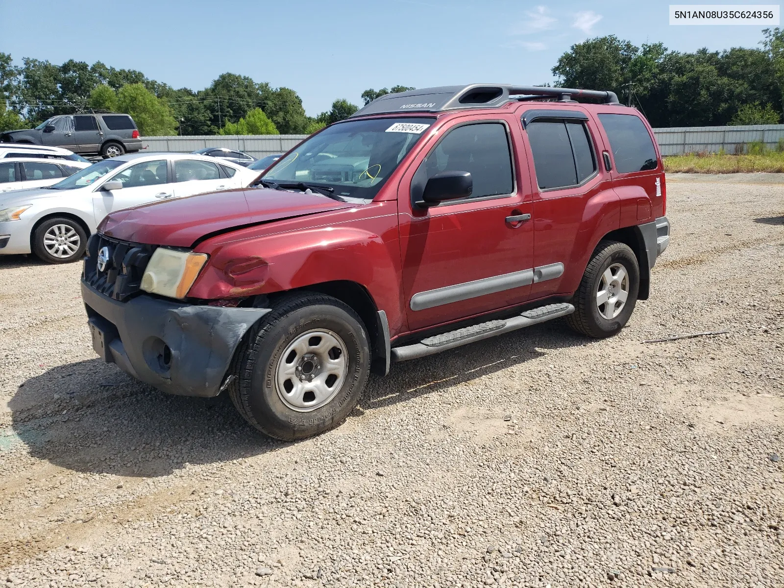 5N1AN08U35C624356 2005 Nissan Xterra Off Road