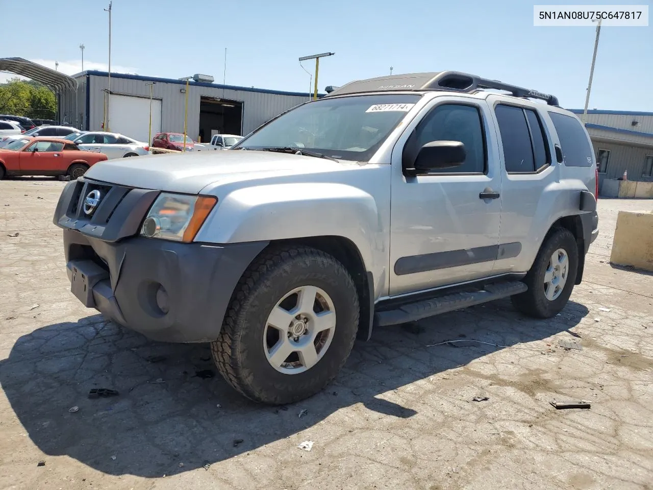 2005 Nissan Xterra Off Road VIN: 5N1AN08U75C647817 Lot: 68271714