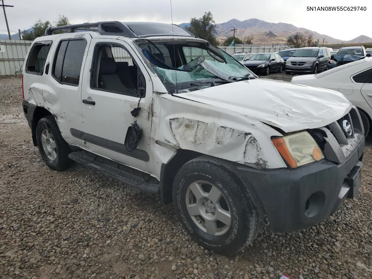 2005 Nissan Xterra Off Road VIN: 5N1AN08W55C629740 Lot: 71980474