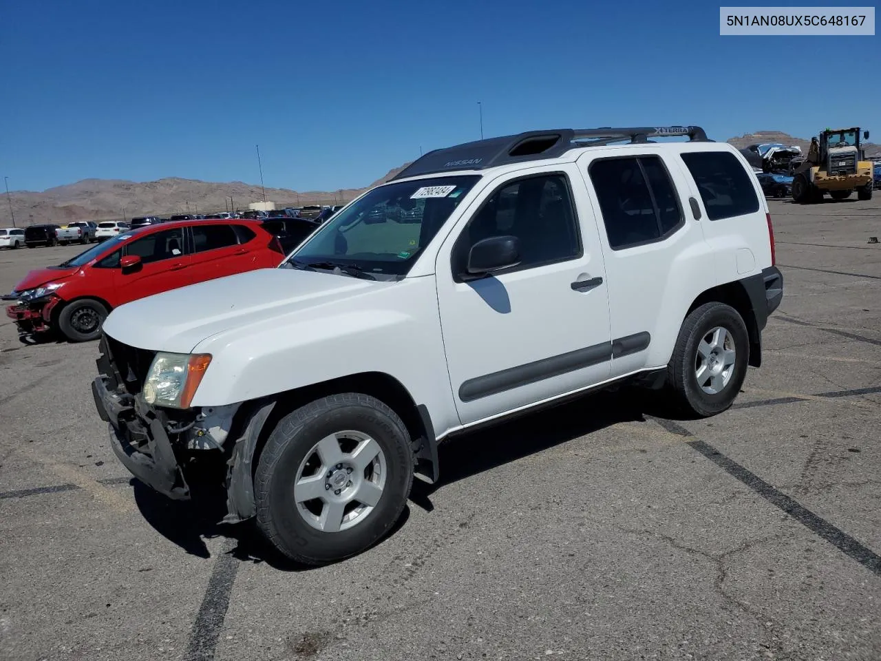 2005 Nissan Xterra Off Road VIN: 5N1AN08UX5C648167 Lot: 72982484