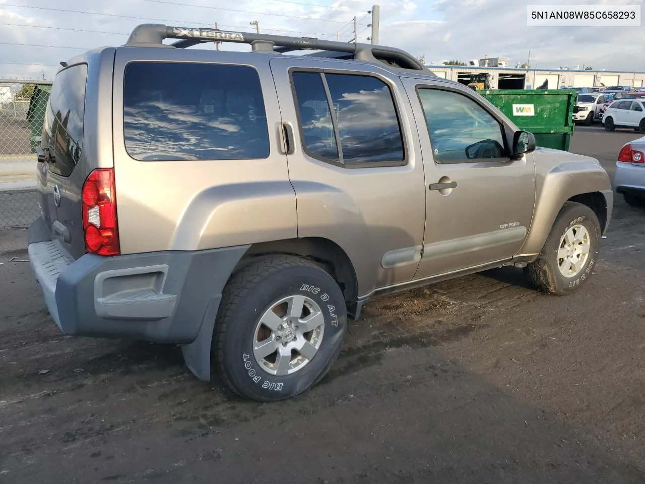 2005 Nissan Xterra Off Road VIN: 5N1AN08W85C658293 Lot: 73591914