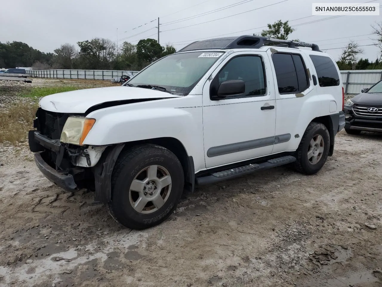 2005 Nissan Xterra Off Road VIN: 5N1AN08U25C655503 Lot: 74990524