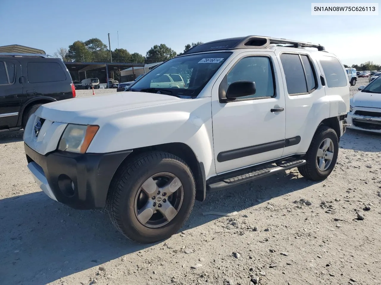 2005 Nissan Xterra Off Road VIN: 5N1AN08W75C626113 Lot: 75616814