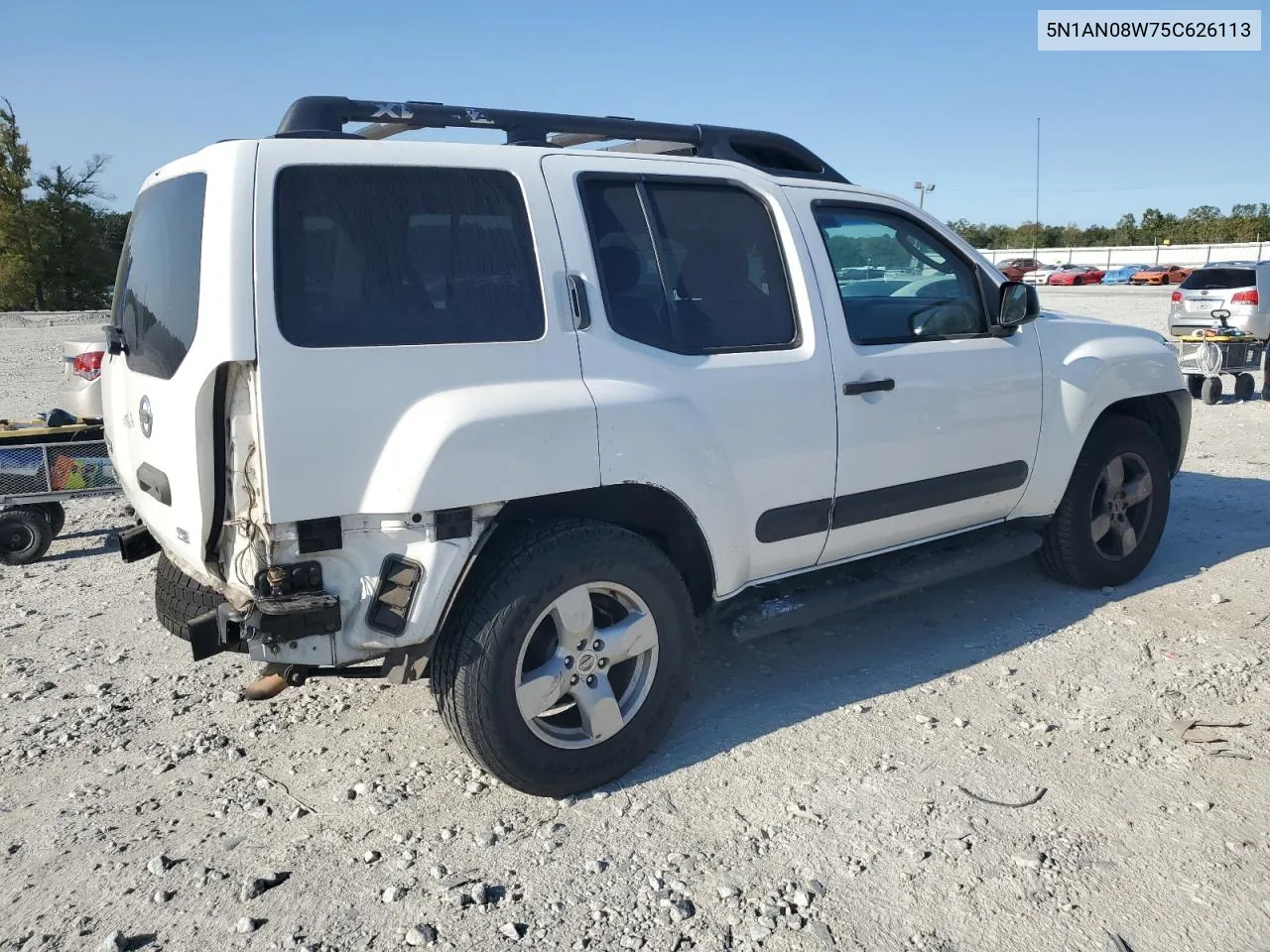 2005 Nissan Xterra Off Road VIN: 5N1AN08W75C626113 Lot: 75616814