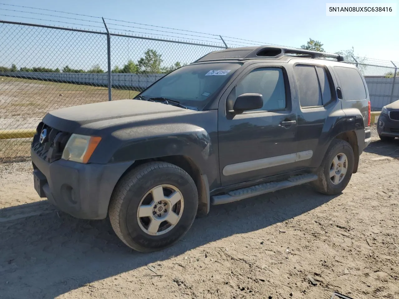 2005 Nissan Xterra Off Road VIN: 5N1AN08UX5C638416 Lot: 75732194