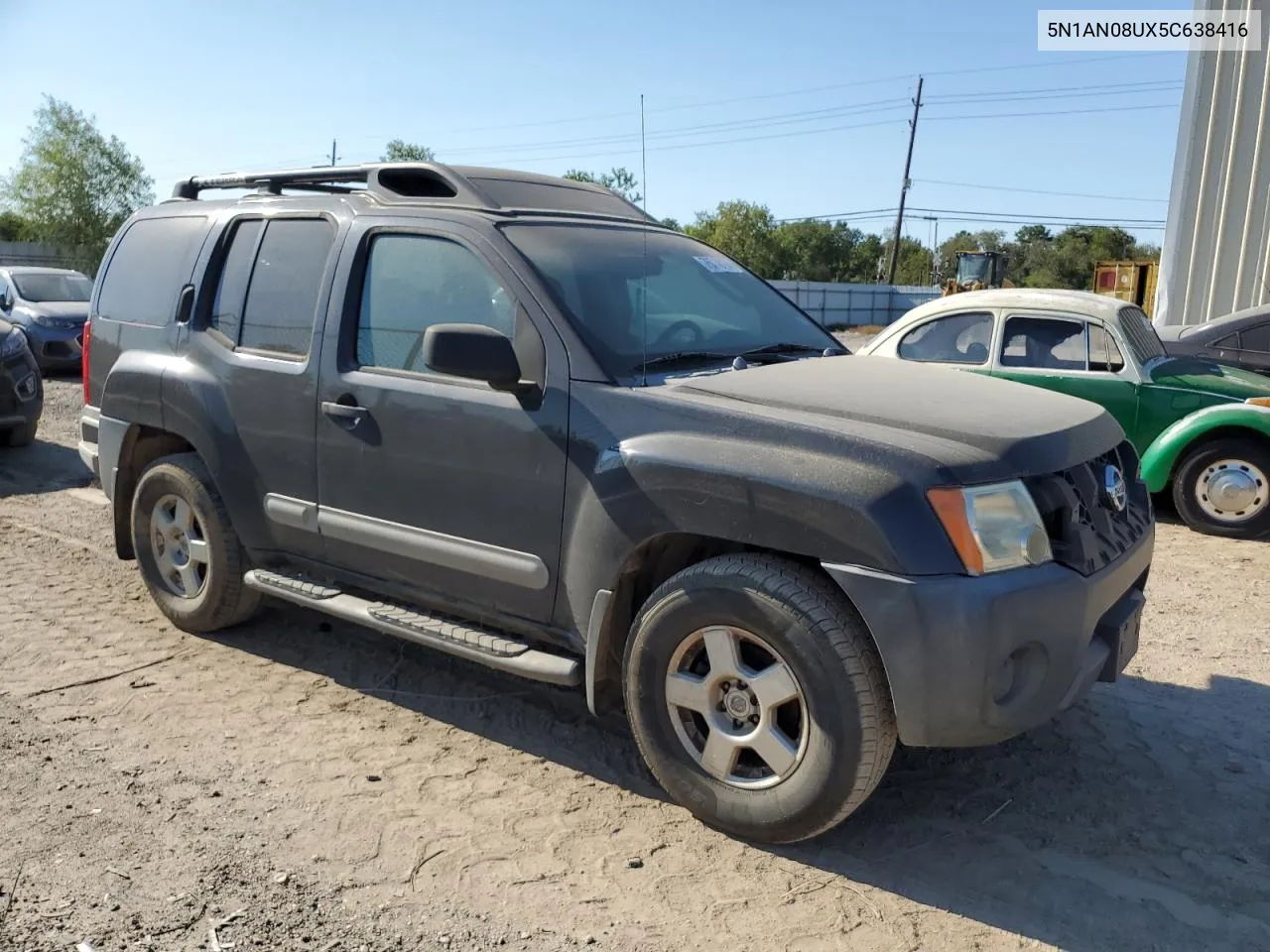 2005 Nissan Xterra Off Road VIN: 5N1AN08UX5C638416 Lot: 75732194