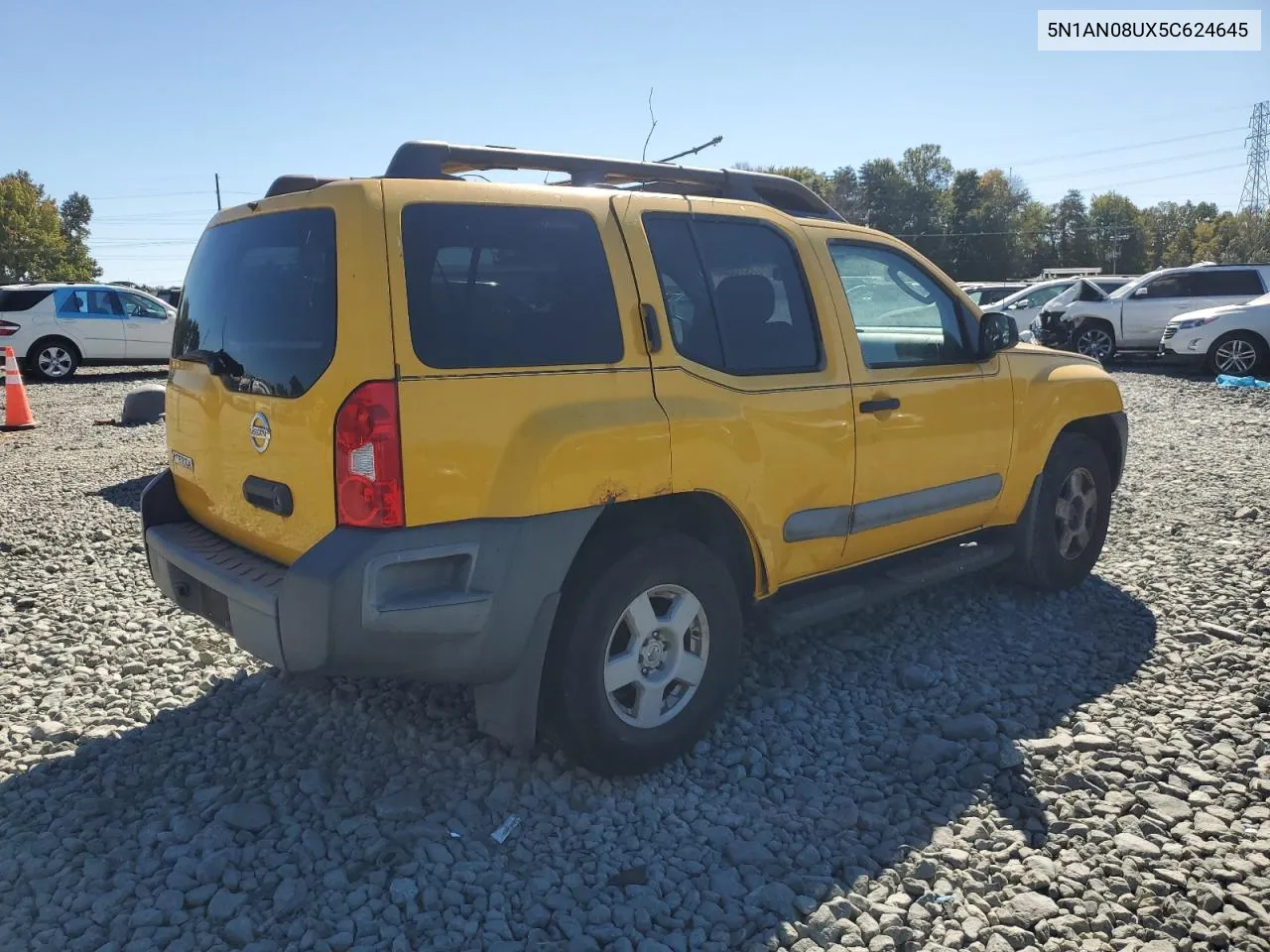 2005 Nissan Xterra Off Road VIN: 5N1AN08UX5C624645 Lot: 75773344