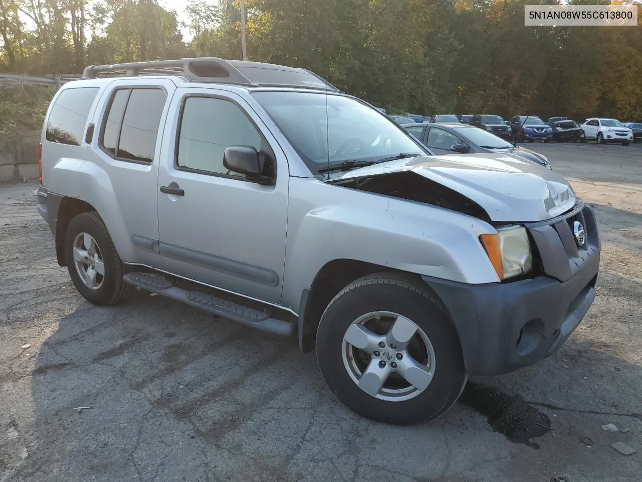 2005 Nissan Xterra Off Road VIN: 5N1AN08W55C613800 Lot: 75808284