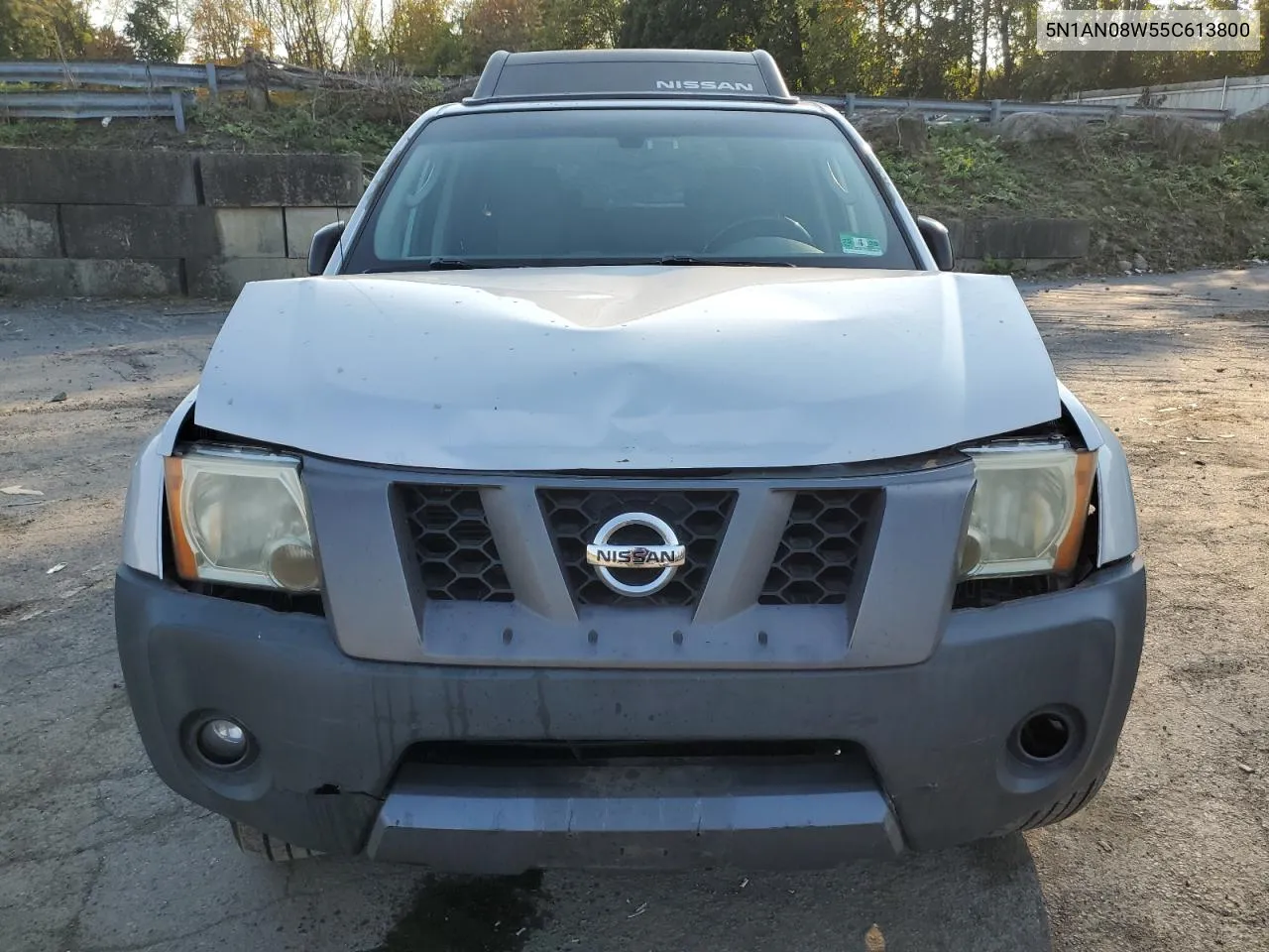 2005 Nissan Xterra Off Road VIN: 5N1AN08W55C613800 Lot: 75808284