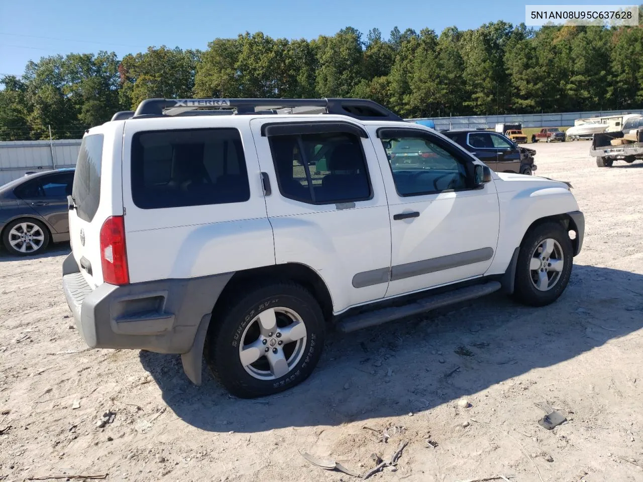 2005 Nissan Xterra Off Road VIN: 5N1AN08U95C637628 Lot: 76258834