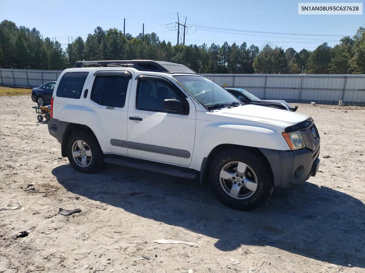 2005 Nissan Xterra Off Road VIN: 5N1AN08U95C637628 Lot: 76258834