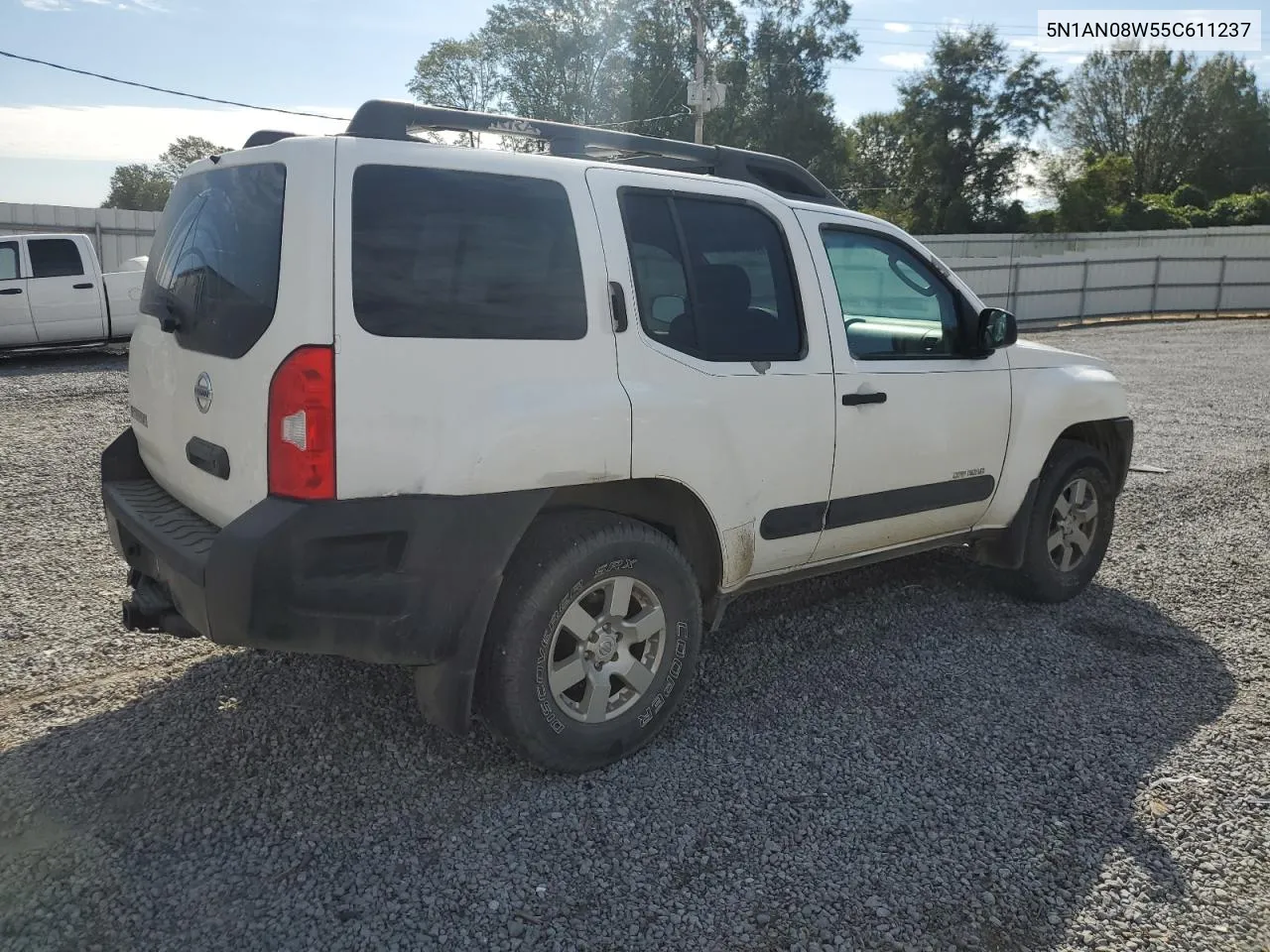 2005 Nissan Xterra Off Road VIN: 5N1AN08W55C611237 Lot: 76383314