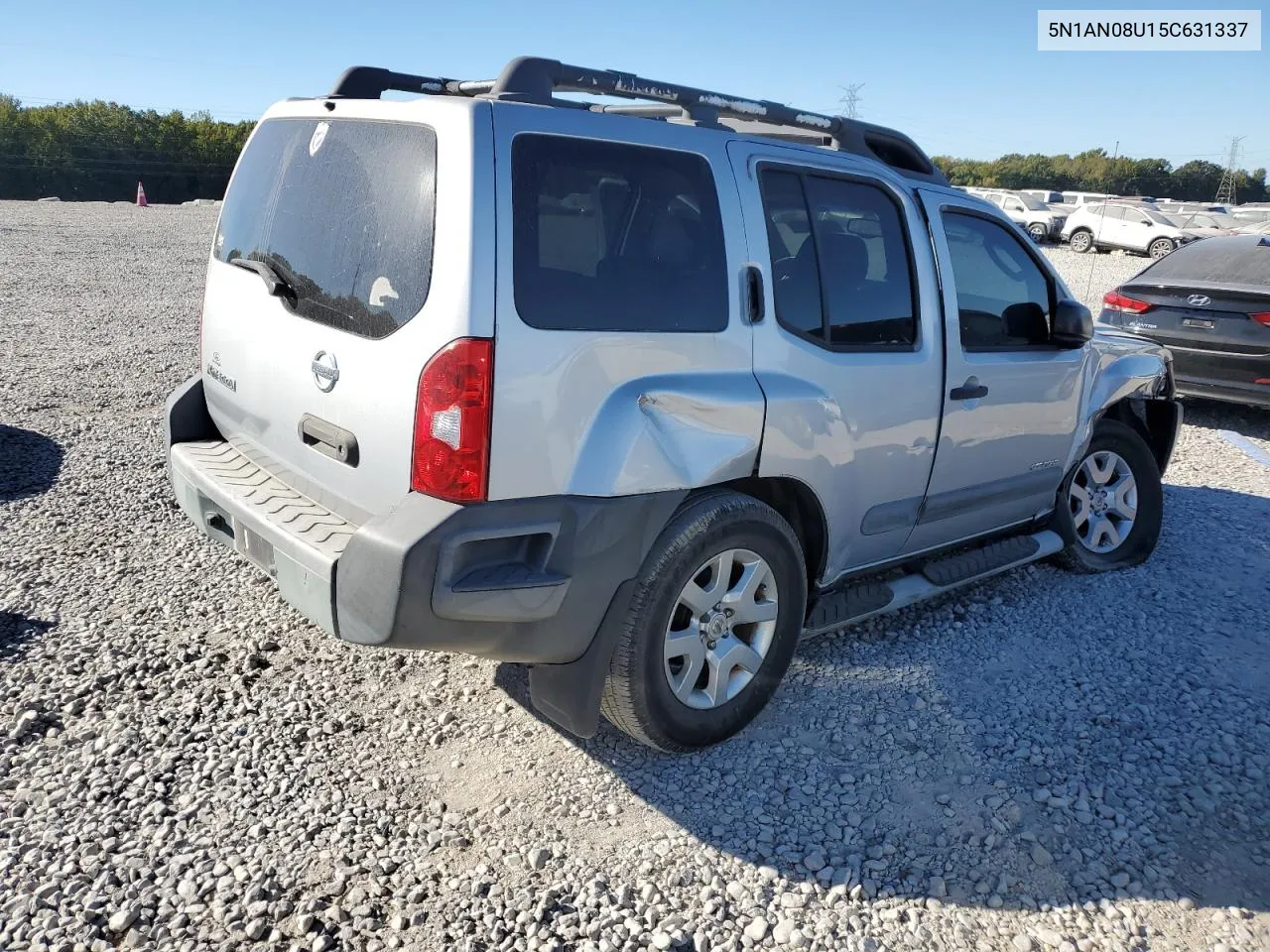 2005 Nissan Xterra Off Road VIN: 5N1AN08U15C631337 Lot: 76483024