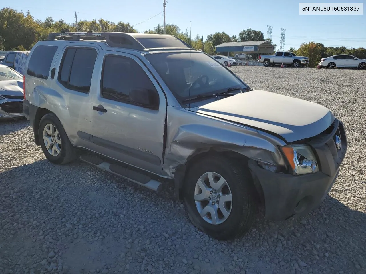 2005 Nissan Xterra Off Road VIN: 5N1AN08U15C631337 Lot: 76483024