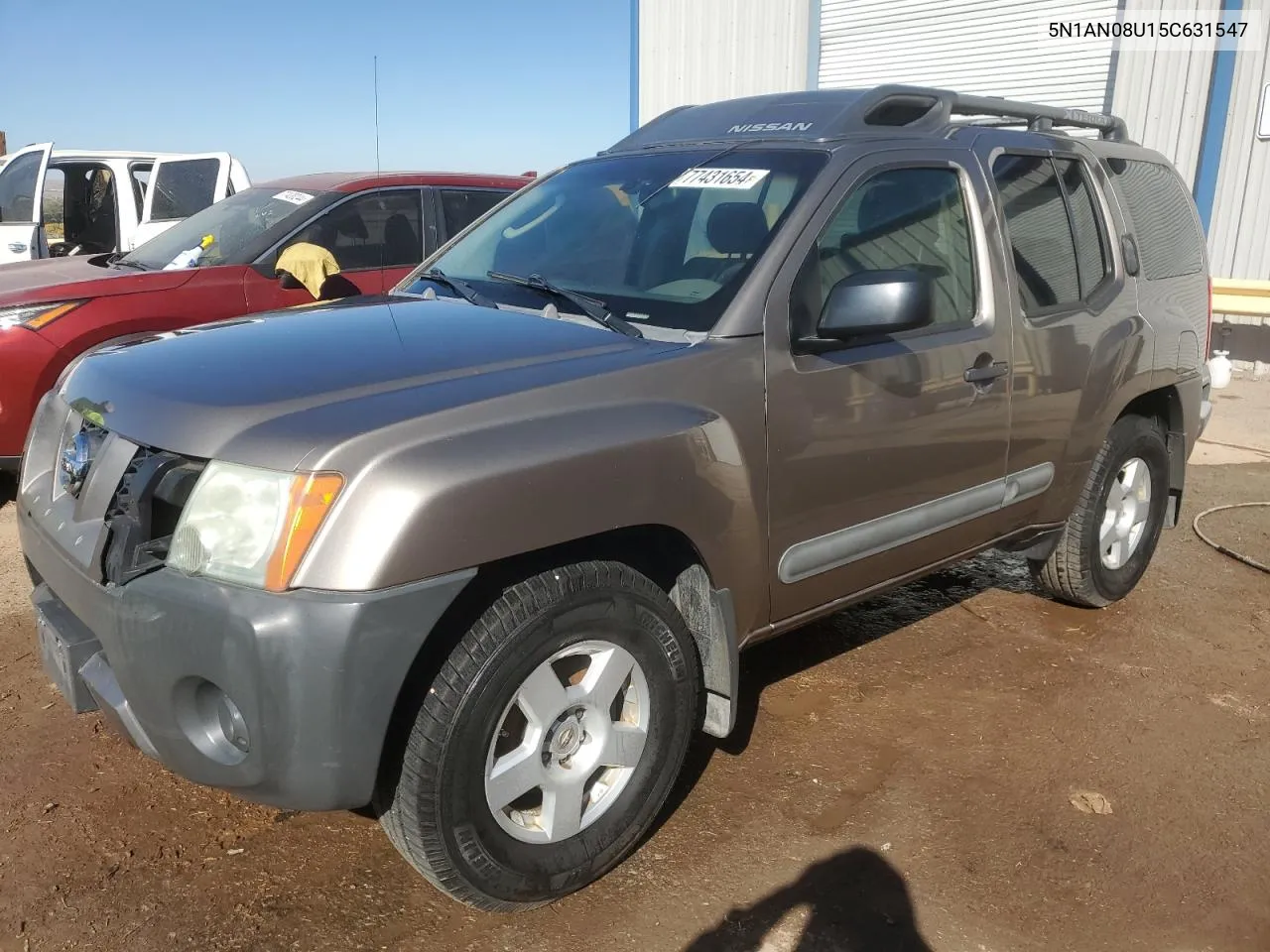 2005 Nissan Xterra Off Road VIN: 5N1AN08U15C631547 Lot: 77431654