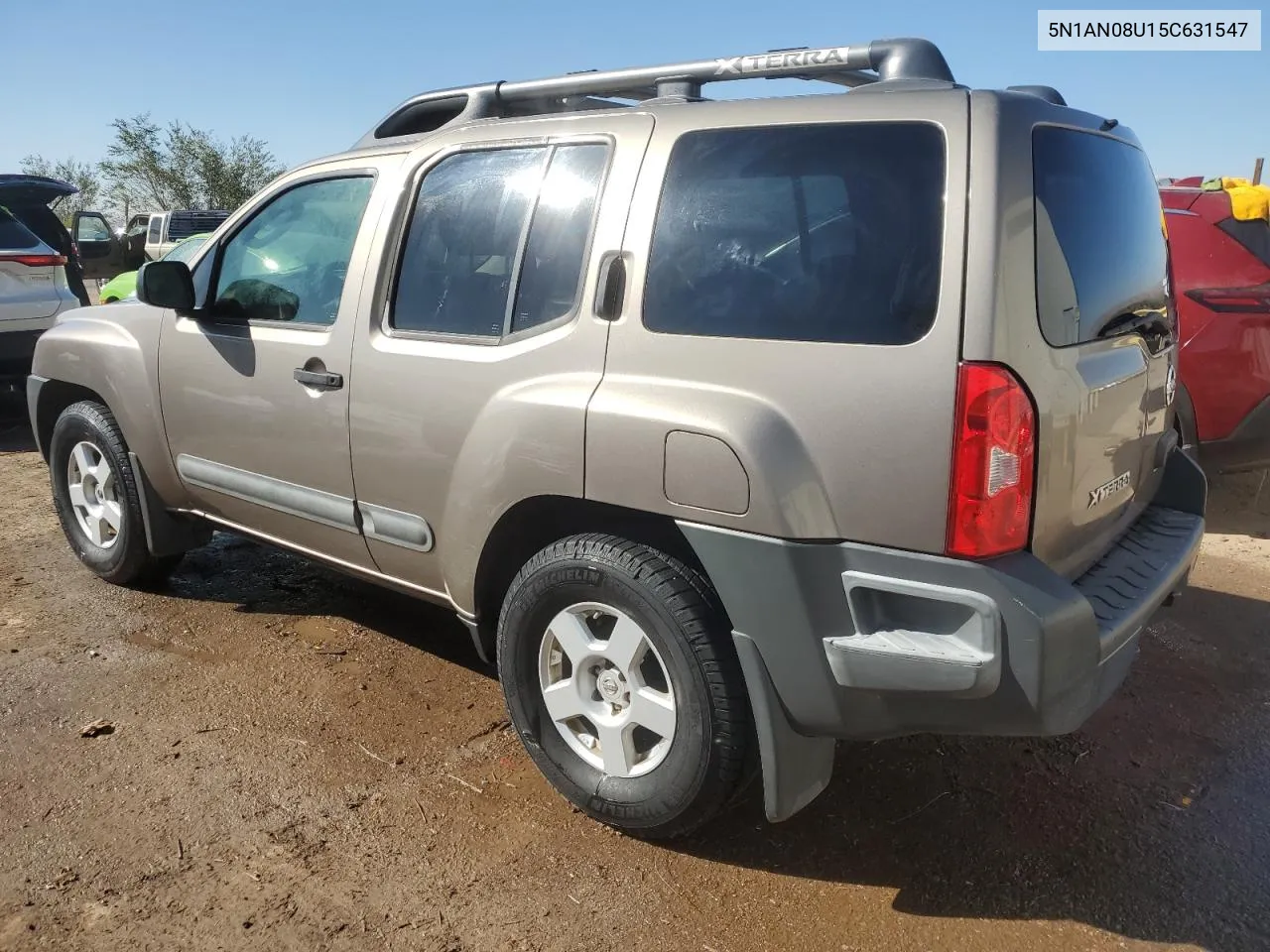 2005 Nissan Xterra Off Road VIN: 5N1AN08U15C631547 Lot: 77431654