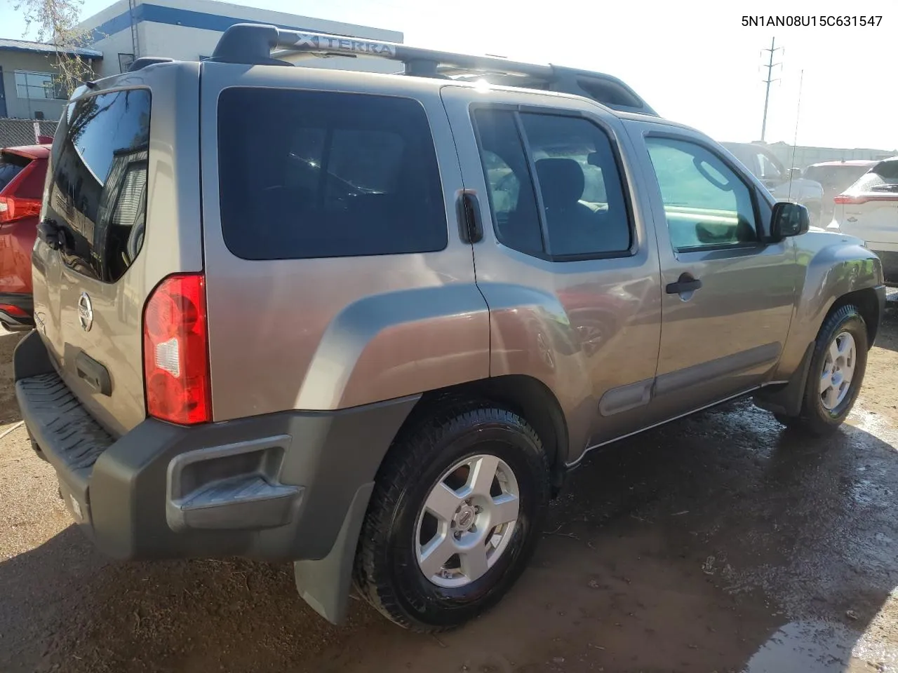 2005 Nissan Xterra Off Road VIN: 5N1AN08U15C631547 Lot: 77431654