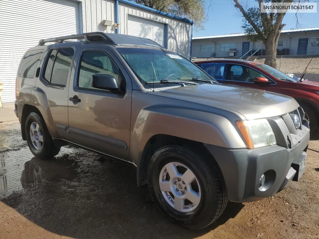 2005 Nissan Xterra Off Road VIN: 5N1AN08U15C631547 Lot: 77431654